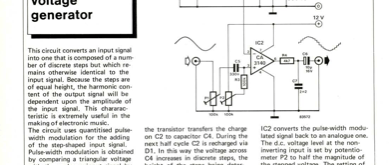 stepped voltage generator