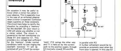 doorbell memory