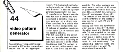 video pattern generator