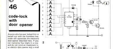 code-lock with door opener