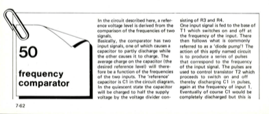 frequency comparator