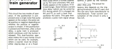 pulse/pulse train generator