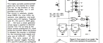electronic pocket pinball