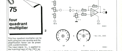 four quadrant multiplier