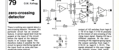 zero crossing detector