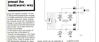 preset the hard(ware) way