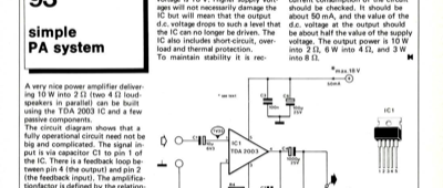 simple PA system