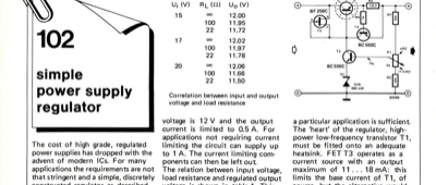 simple power supply regulator