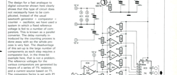 fast analog to digital converter - for frequencies up to 500 kHz