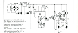 EPROM eraser - with radiation counter