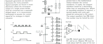 sawtooth generator - from rectangle to triangle