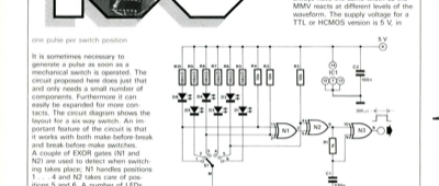 switch indicator - one pulse per switch position