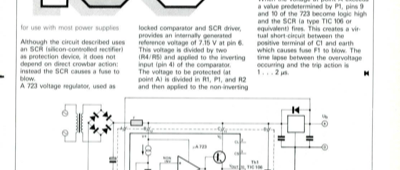 overvoltage protection - for use with most power supplies