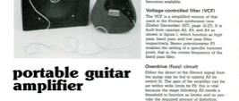 portable guitar amplifier - with a host of facilities