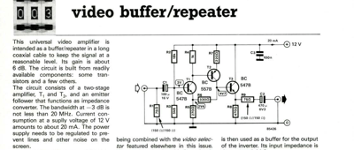 video buffer/repeater