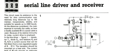 serial line driver and receiver