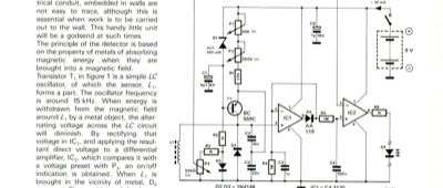 metal pipe detector