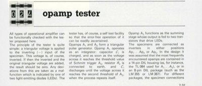 opamp tester