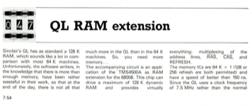QL RAM extension