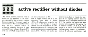 active rectifier without diodes