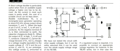 direct-voltage doubler