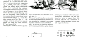 wah-wah box for guitars