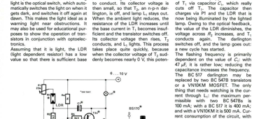 flashing light with twilight switch