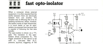 fast opto-isolator