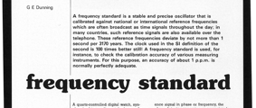 frequency standard