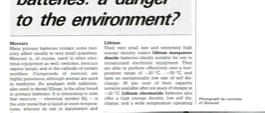 batteries and the environment