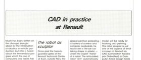 CAD in practice at Renault