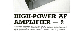 High-power AF amplifier (2)