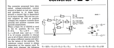 Voltage-to-current converter