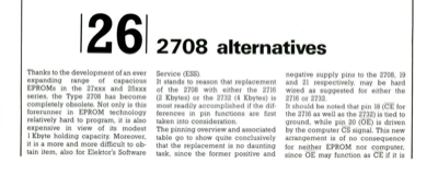 2708 alternatives