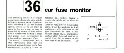 car fuse monitor