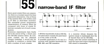 narrow-band IF filter
