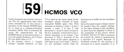 HCMOS VCO