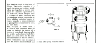 Electronic bell-pull