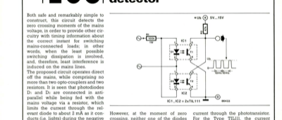 mains zero-crossing detector