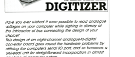 Universal peripheral equipment (2) - serial digitizer