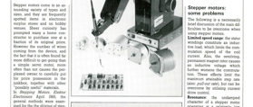 Universal Control For Stepper Motors