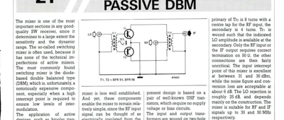 High Level Passive Dbm