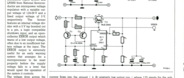 Low Voltage Drop Regulators