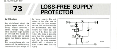 Loss-Free Supply Protector