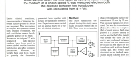 Measurements Of Ventricular Distances By Using Ultrasonic Techniques