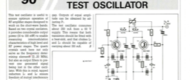 Two-Tone Rf Test Oscillator