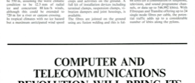 Computer And Telecommunications Revolution Will Bring Its Legal Problems