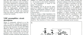 Tuneable Preamplifiers For Vhf And Uhf Tv
