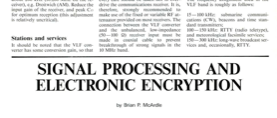 Signal Processing And Electronic Encryption