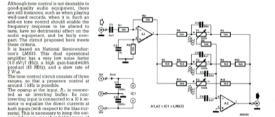 Three-Way Tone Control